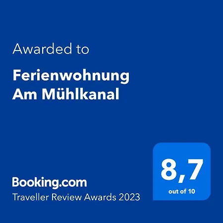 公寓 Am Muehlkanal - Schoen Gelegen Mit Balkon Und Blick Ins Gruene