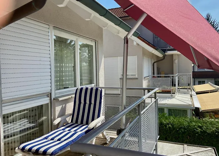 아파트 Am Muehlkanal - Schoen Gelegen Mit Balkon Und Blick Ins Gruene 랑게나르겐